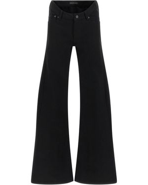 Balenciaga Curved Waist Jeans - Black