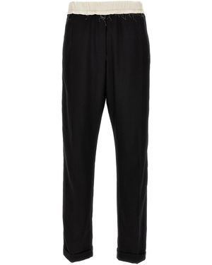 Wales Bonner 'Seine' Trousers - Black