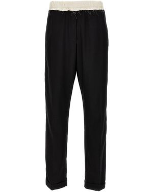Wales Bonner 'Seine' Trousers - Black