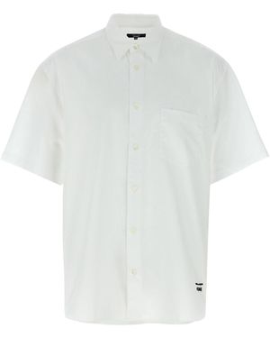 Comme Des Garçons Homme Logo Embroidery Shirt - White