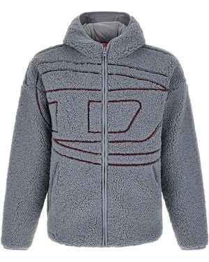 DIESEL Teddy 'S-Zat' Hoodie - Grey