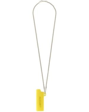 Ambush 'logo Lighter Case' Necklace - Metallic