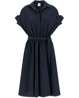 Nude Chemisier Dress - Blue
