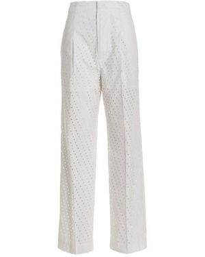 Nude Pantalone Traforato - Bianco
