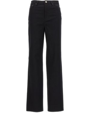 ROTATE BIRGER CHRISTENSEN Jeans 'twill High Rise' - Black
