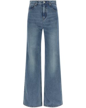 Ami Paris Flared Leg Jeans - Blue