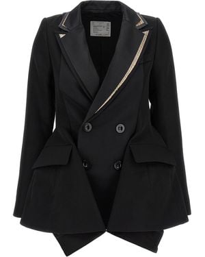 Sacai Multilayer Blazer - Black