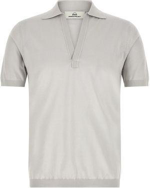 Rivvia Projects Open Collar Polo Shirt - Grey