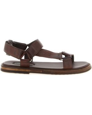 Miu Miu Multiple Band Sandals - Multicolour