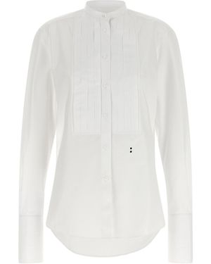 Fendi Hemd "Doppio Punto" - Weiß