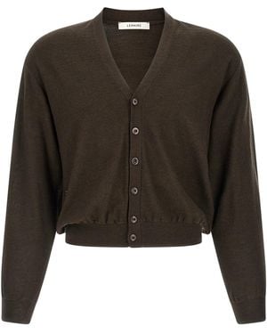 Lemaire 'twisted' Cardigan - Black