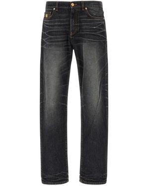 Versace 'medusa Biggie' Jeans - Grey