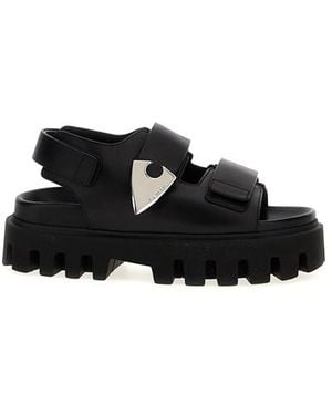 McQueen Sandalo 'Parachute' - Nero