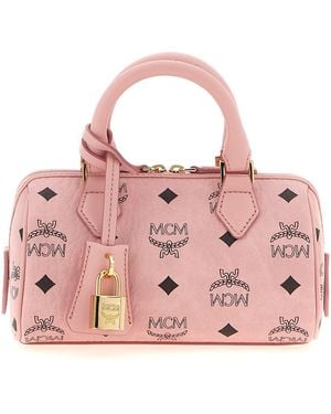 MCM Borsa A Mano 'Ella Boston' Mini - Rosa