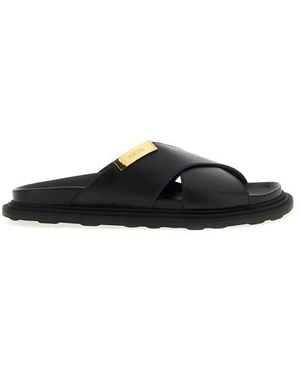 Moschino Sandalo Pelle - Nero