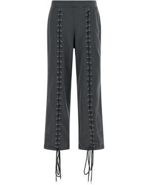 ROTATE BIRGER CHRISTENSEN 'lacing' Trousers - Black