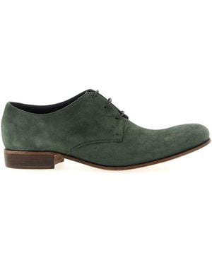 Julianne Suede Lace Up - Green