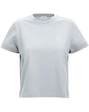 Burberry T-shirt ricamo logo - Grigio