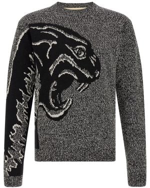 Valentino Garavani 'panthère' Jumper - Black