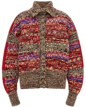Dries Van Noten 'teda' Cardigan - Red