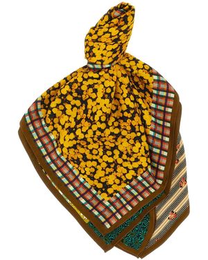 Dries Van Noten 'flora' Scarf - Metallic