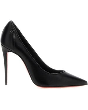 Christian Louboutin Sporty Kate Leather Court Shoes - Black