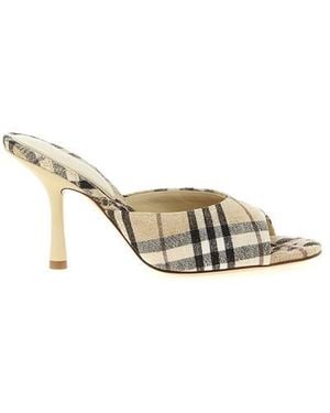 Burberry Mule 'Mews' - Metallizzato