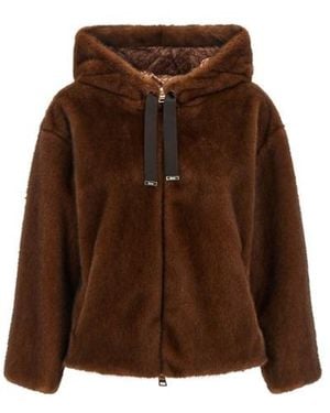 Herno Bomber Eco-Pelliccia - Marrone
