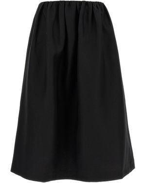 TOTEME 'gathered Evening' Skirt - Black