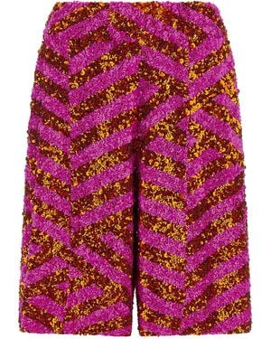 Dries Van Noten 'Pomy Bis' Bermuda Shorts - Red