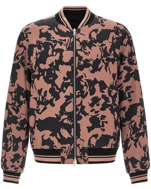 Dries Van Noten 'volker' Reversible Bomber Jacket - Black