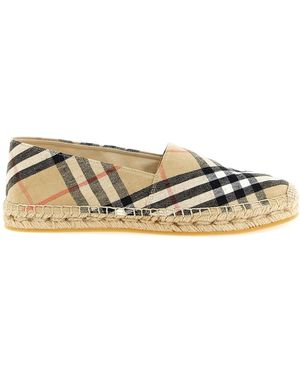 Burberry Espadrilles Mit Karomuster - Mehrfarbig