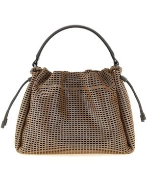 Brunello Cucinelli 'bucket Mellow' Small Handbag - Brown