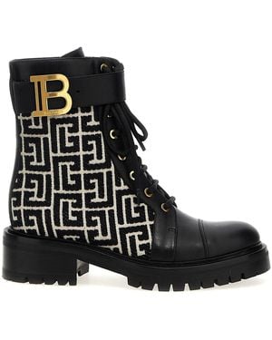 Balmain 'charlie' Ankle Boots - Black