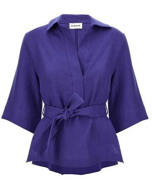 P.A.R.O.S.H. Blusa 'Blitz' - Viola