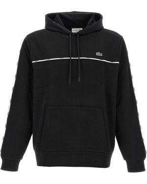 Lacoste ' Trim' Hoodie - Black