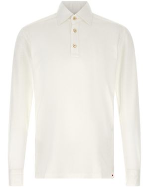 Kiton 'positano' Polo Shirt - White