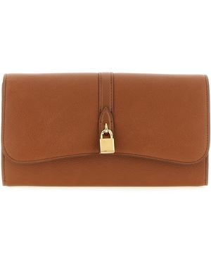 Stella McCartney 'ryder' Wallet On Chain - Brown