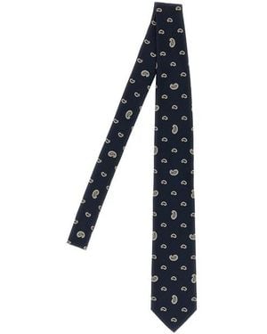 Brioni Cravatta Jacquard - Blu