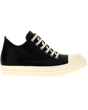 Rick Owens Sneakers "Low Sneaks" - Schwarz