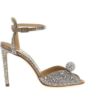 Jimmy Choo Sandale Sacora Mit Perle - Mettallic