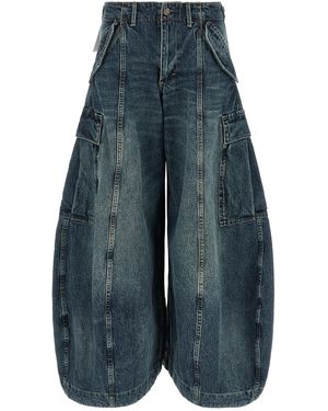 R13 'siouxsie Field Cargo' Jeans - Blue