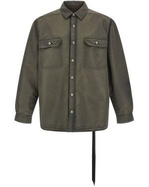 Rick Owens 'jumbo Outershirt' Jacket - Green
