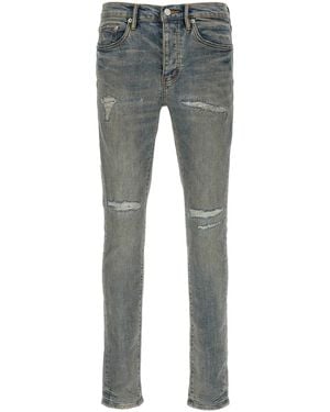 Purple Jeans "P001 Light Blue Vintage" - Grau