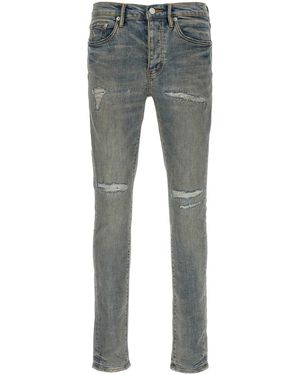 Purple 'p001 Light Blue Vintage' Jeans - Grey