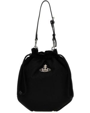 Vivienne Westwood Borsa A Mano 'Drawstring Pouch' - Nero