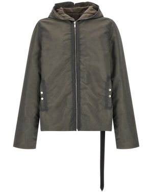 Rick Owens 'gimp Zipfront' Jacket - Grey