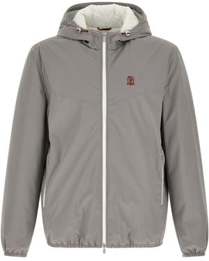 Brunello Cucinelli Windproof Jacket - Grey