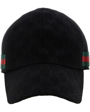 Gucci Gg Fabric Cap - Black