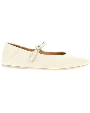 Marsèll 'strascico' Ballet Flats - White